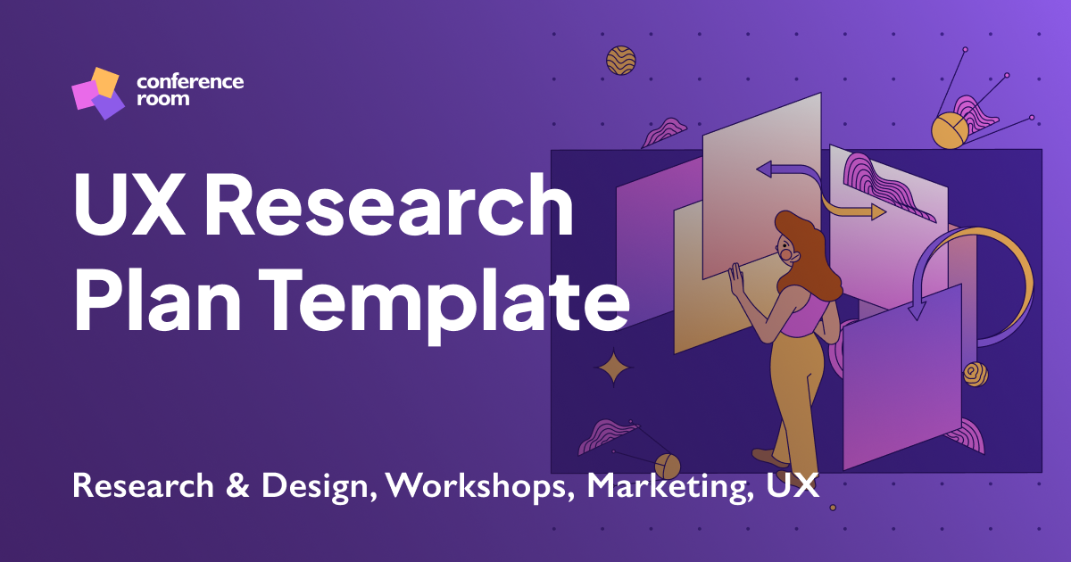 UX Research Plan Template Example for Teams Conference Room